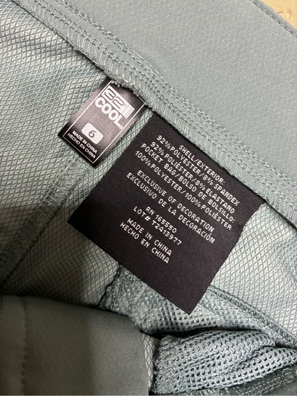 Stretch Pull-On Bermuda Shorts in Sage Green - Picture 4 of 4